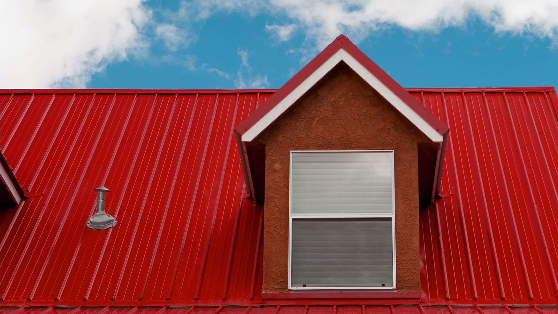Red Roof With Asphalt Shingles